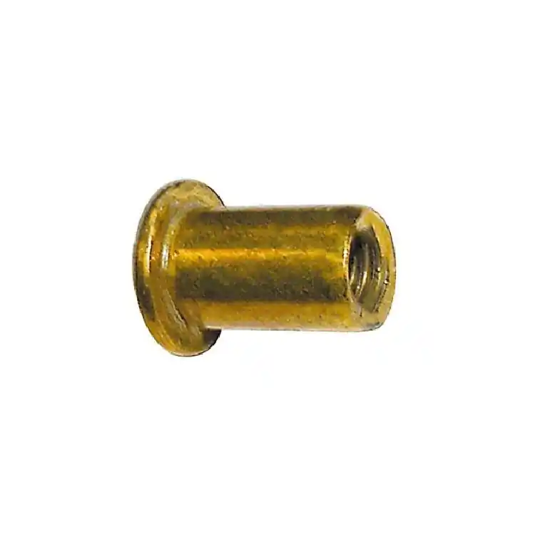 Blister 20 inserti filettati OTC Rivsert Rivit per fissaggio, testa tonda aperto, passo M8, spessore 0,5-3,5 mm, materiale Ottone Direct Beschikbaar