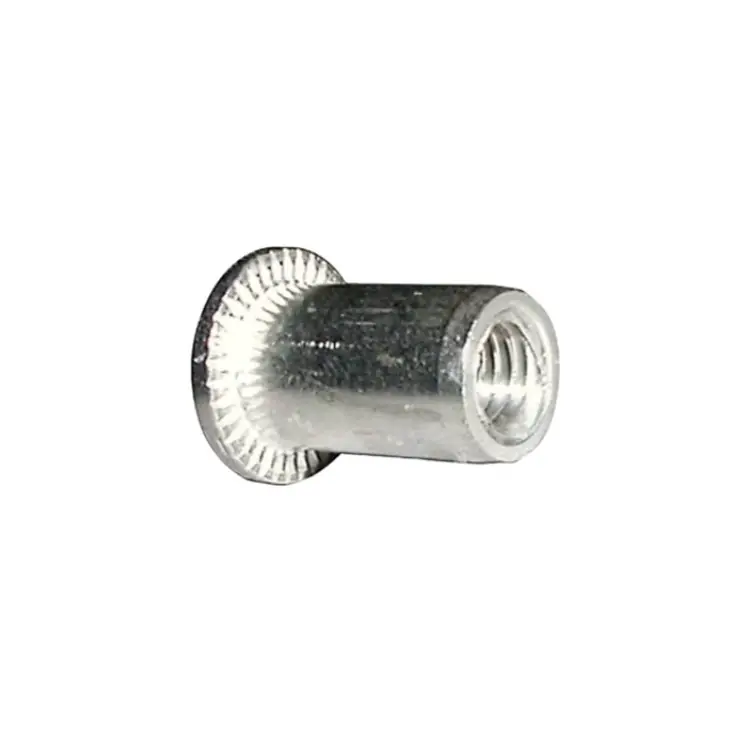 Blister 25 inserti filettati ATC Rivsert Rivit per fissaggio, testa tonda aperto, passo M6, spessore 0,5-2,5 mm, materiale Alluminio Seizoensaanbieding