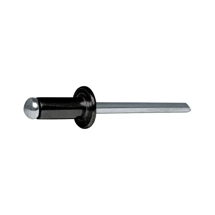 Exclusieve Aanbieding Blister 50 rivetti AFT Rivit per fissaggio, testa tonda, dimensioni 4,8x12 mm, Alluminio e Acciaio finitura Nero