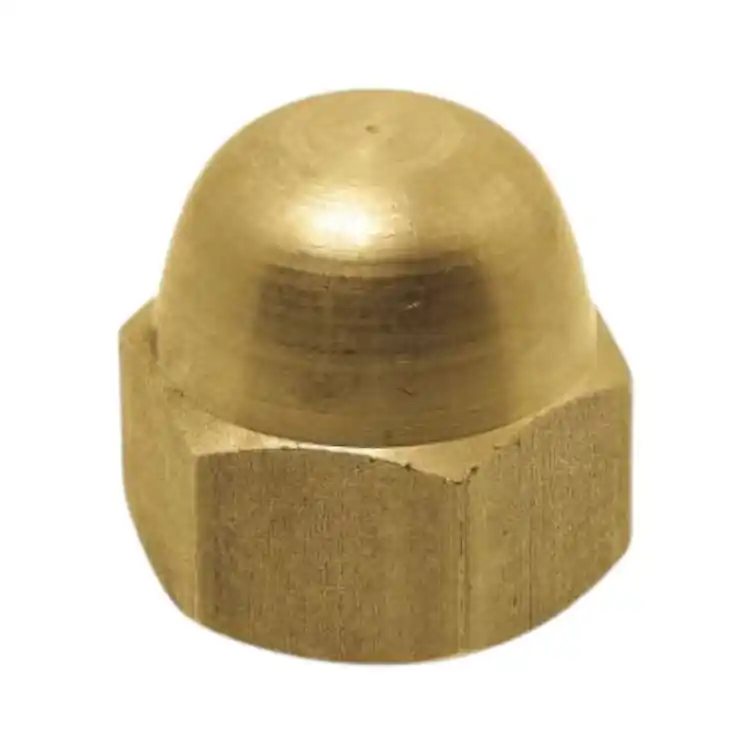 Goedkoop Dado Cieco con calotta sferica, filetto M6, UNI 5721 DIN 1587, Classe OT 58, finitura Oro Lucido