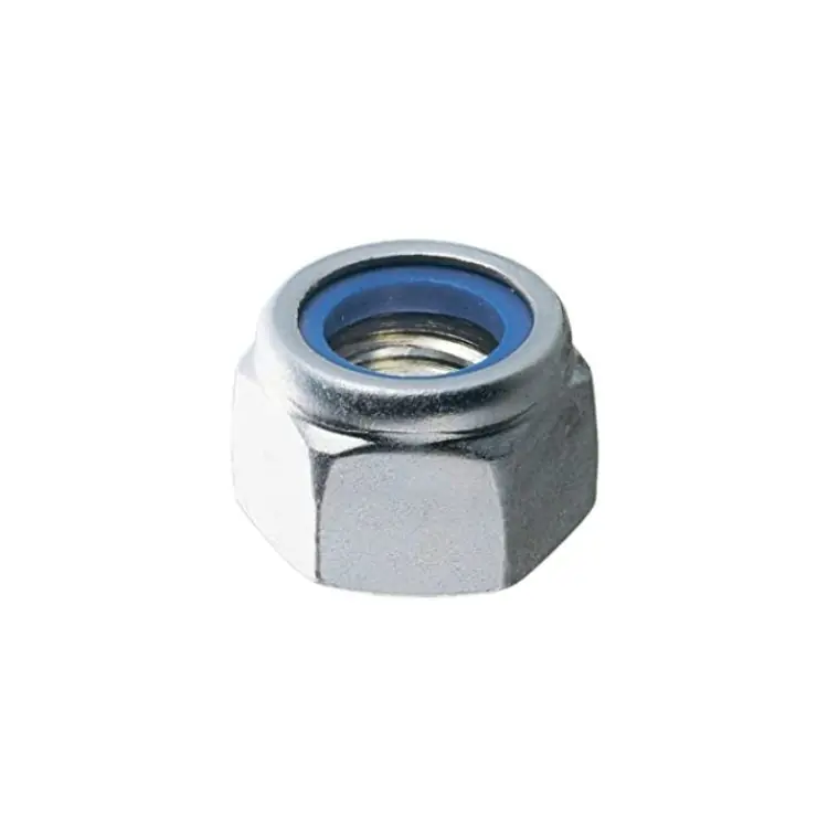 Dado Esagonale Autobloccante M8, UNI 7473 DIN 985, Classe 8, finitura Zincato Speciale Aanbieding