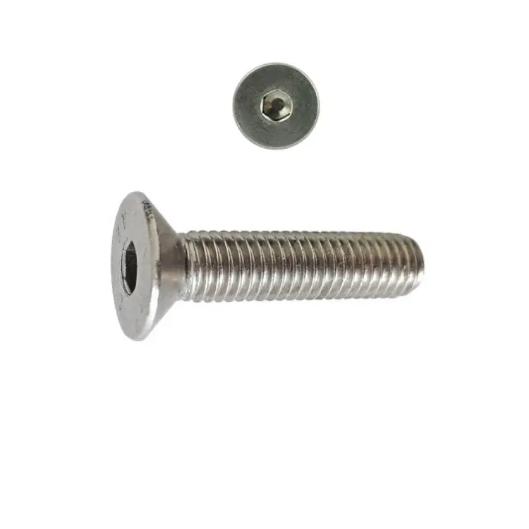 Vite TPSCE M6x16 per metallo, con esagonale incassato, UNI 5933 DIN 7991, Classe 10.9, finitura Zincato Must-Have