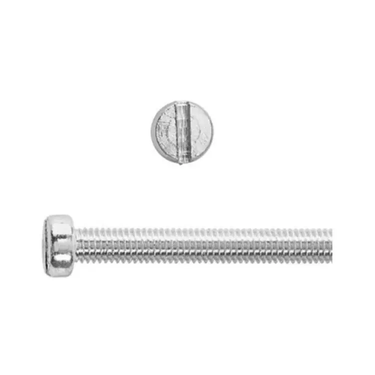 Vite TC metrica M5x10 per metallo, impronta piana, UNI 6107 DIN 84, Classe 4.8 Favoriet