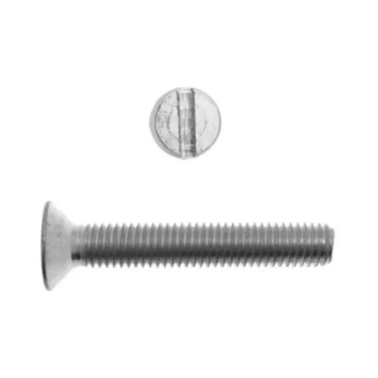 Vite TPS metrica M4x35 per metallo, impronta piana, UNI 6109 DIN 963, Classe 4.8 Aanbieding