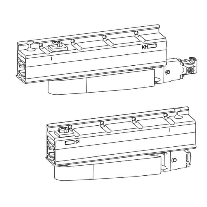 Kit 2 Carrelli 09776 Giesse, per anta ribalta scorrevole GS1000, versione Sinistra, apertura anta 117 mm, materiale Alluminio e Zama Finale Uitverkoop