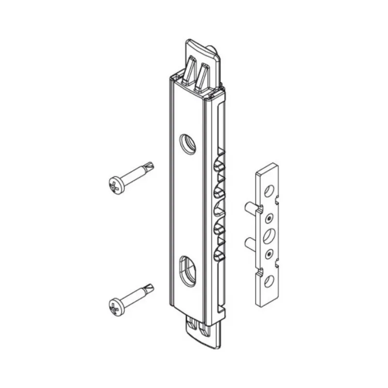 Laatste Kans Movimento bidirezionale 03954 Giesse per chiusura anta, lunghezza 140 mm, abbinabile profilo Supra, materiale Zama