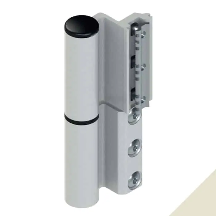Cerniera Celera 00684 Giesse per serramento complanare, profilo CU, registrabile, altezza 135,5 mm, portata 100-120 Kg, Alluminio finitura Perla Veilige Betaling