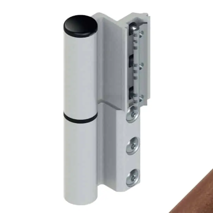 Cerniera Celera 00681 Giesse per serramento, profilo CU, registrabile, altezza 135,5 mm, portata 100-120 Kg, Alluminio finitura Bronzo Anodizzato Direct Verzonden